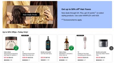 Sephora Canada Daily Deals: Get up to 50% off Hair Faves + More