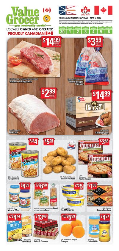 Value Grocer Flyer April 30 to May 6