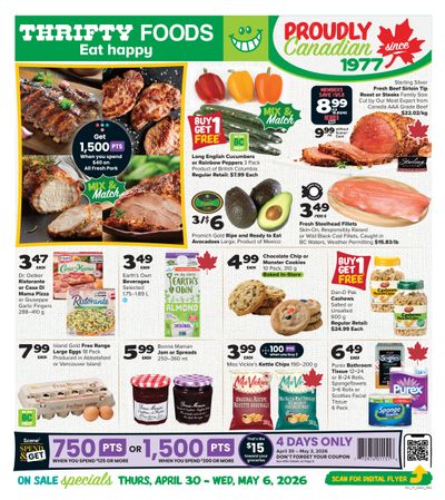 Thrifty Foods Flyer April 30 to May 6