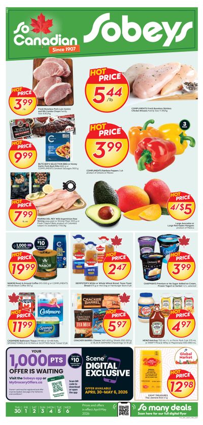 Sobeys (ON) Flyer April 30 to May 6