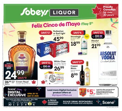Sobeys (SK) SWCB Flyer April 30 to May 6