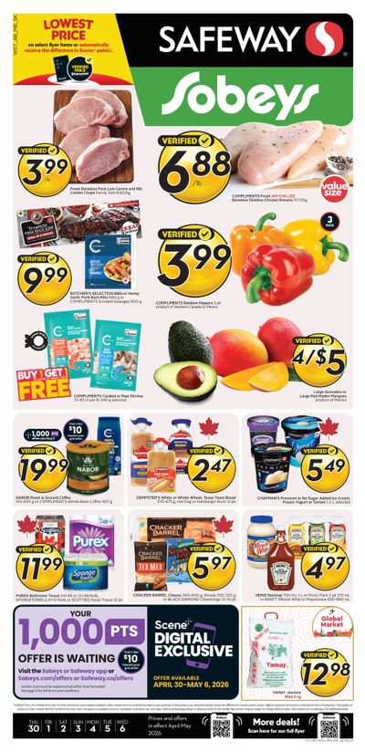 Sobeys/Safeway (SK & MB) Flyer April 30 to May 6