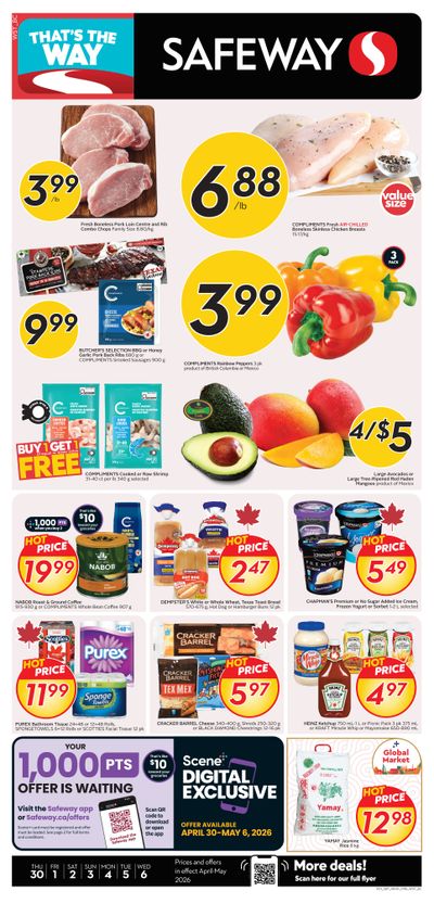 Safeway (BC) Flyer April 30 to May 6