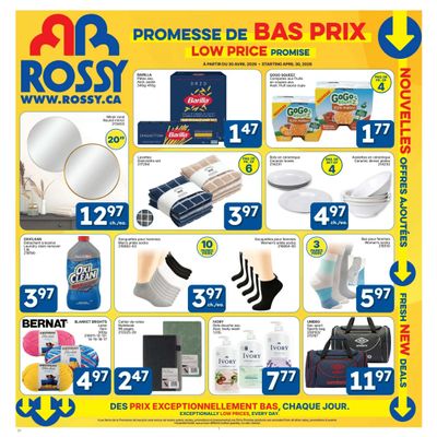 Rossy Low Price Promise Flyer April 30 to May 27