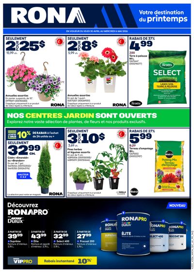 Rona & Rona+ (QC) Flyer April 30 to May 6