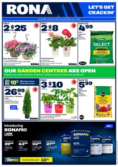 Rona & Rona+ (BC) Flyer April 30 to May 6