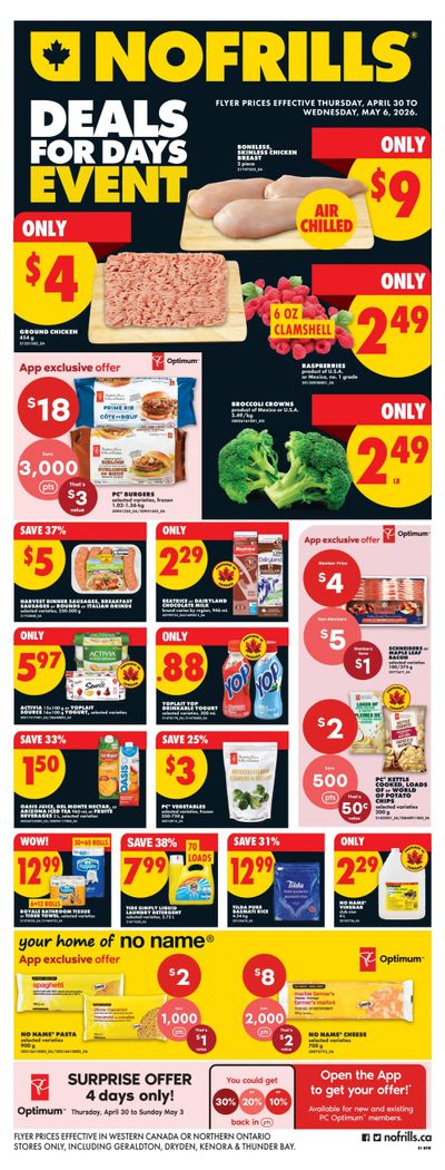 No Frills (West) Flyer April 30 to May 6