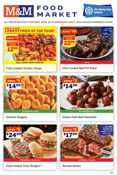 M&M Food Market (Atlantic, ON & West) Flyer April 30 to May 6
