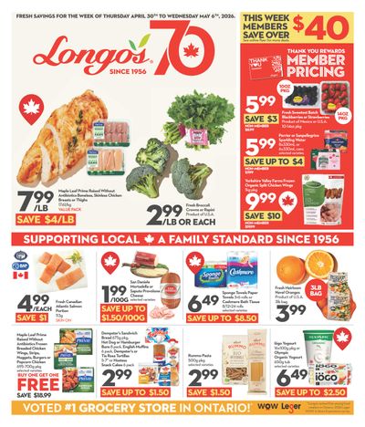 Longo's Flyer April 30 to May 6