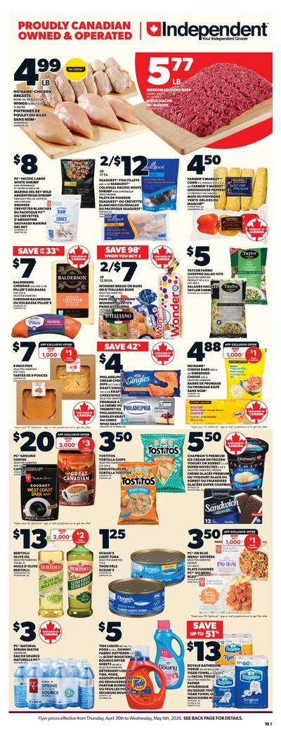 Independent Grocer (Atlantic) Flyer April 30 to May 6
