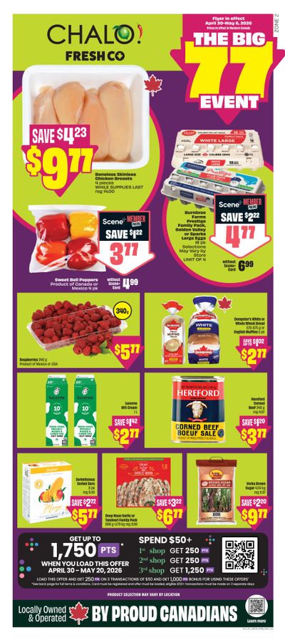 Chalo! FreshCo (West) Flyer April 30 to May 6