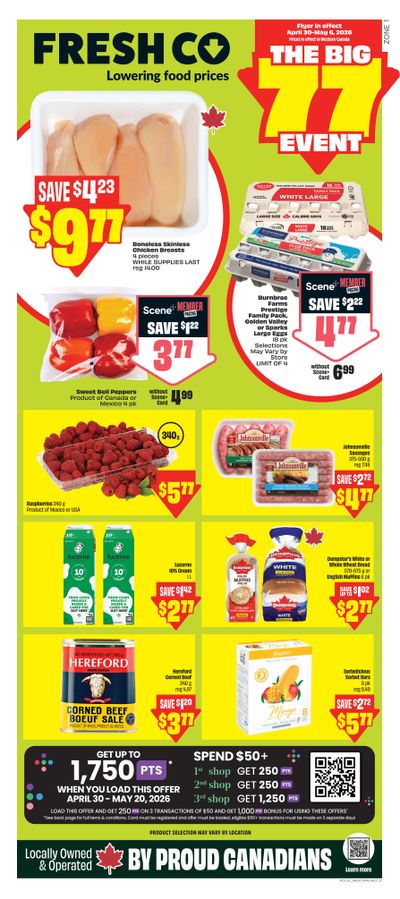 FreshCo (West) Flyer April 30 to May 6