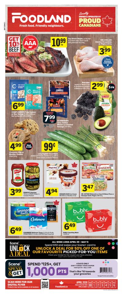 Foodland (ON) Flyer April 30 to May 6