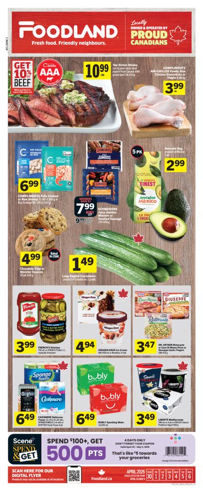 Foodland (Atlantic) Flyer April 30 to May 6
