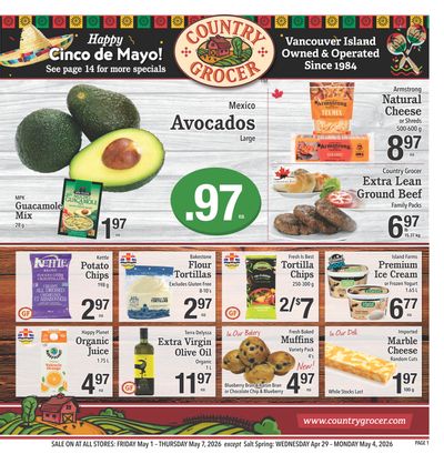 Country Grocer Flyer May 1 to 7