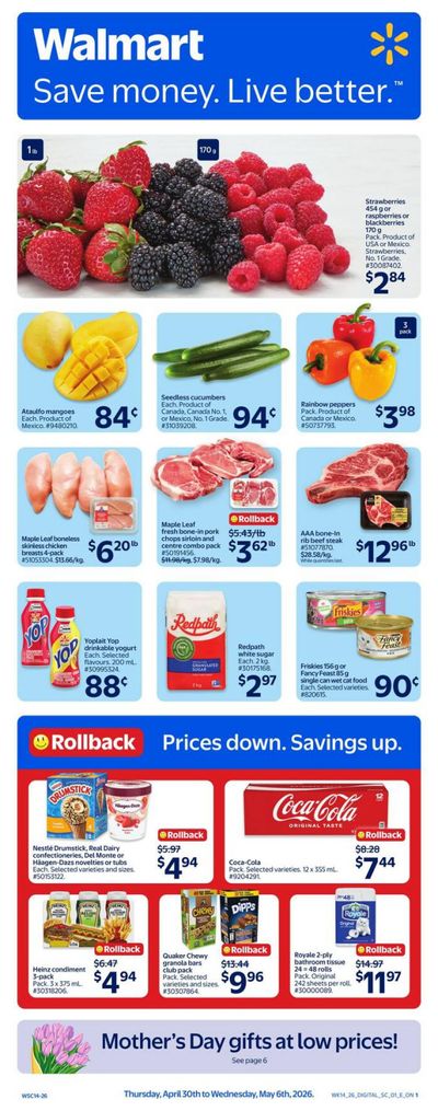 Walmart (ON) Flyer April 30 to May 6