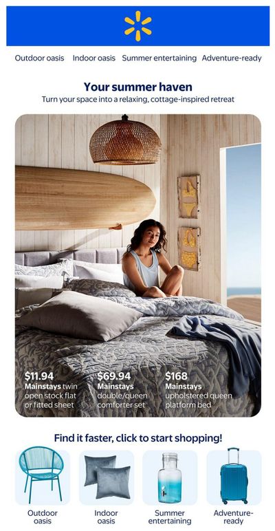 Walmart Summer Home Flyer April 30 to May 27
