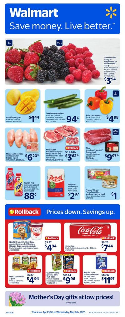 Walmart (Atlantic) Flyer April 30 to May 6