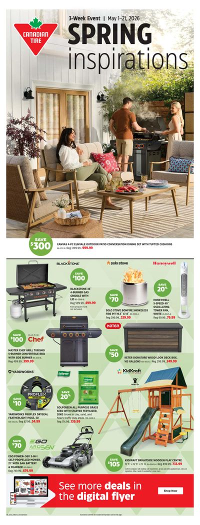 Canadian Tire Spring Inspirations Flyer May 1 to 21