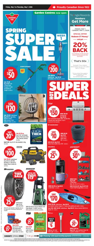 Canadian Tire (West) Flyer May 1 to 7