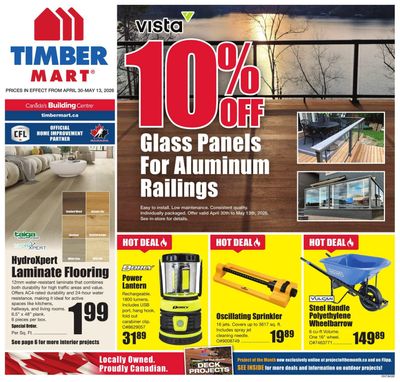 Timber Mart Flyer April 30 to May 13