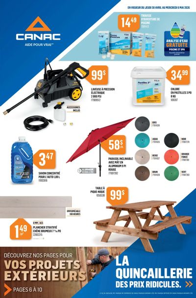 Canac Flyer April 30 to May 6