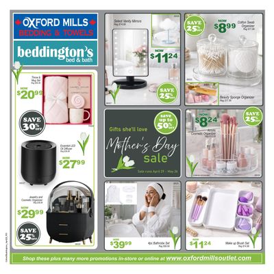 Beddington's Flyer April 29 to May 26