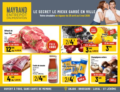 Mayrand Flyer April 29 to May 5