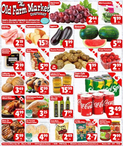 The Old Farm Market (Courtenay) Flyer April 30 to May 6