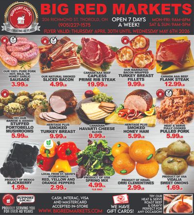 Big Red Markets Flyer April 30 to May 6