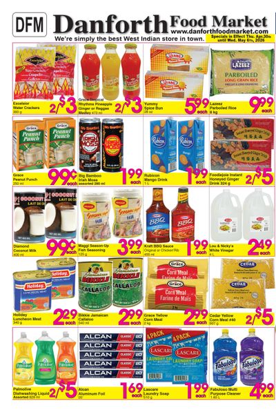 Danforth Food Market Flyer April 30 to May 6