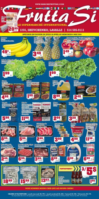 Frutta Si Flyer April 30 to May 6