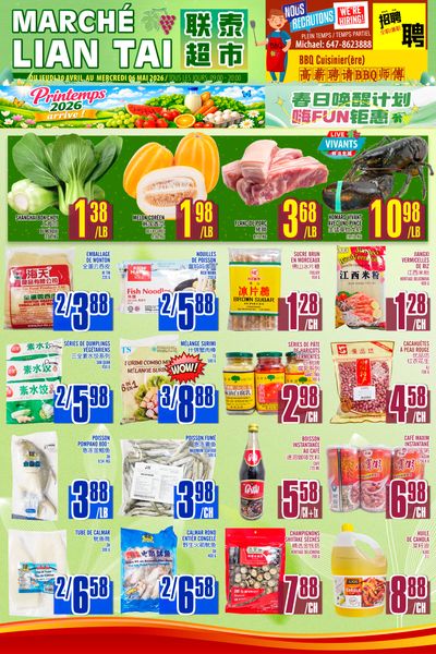Marche Lian Tai Flyer April 30 to May 6