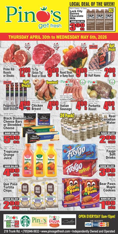 Pino's Flyer April 30 to May 6
