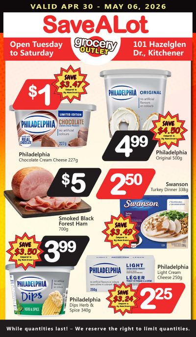 SaveALot Grocery Outlet Flyer April 30 to May 6