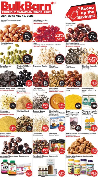 Bulk Barn Flyer April 30 to May 13
