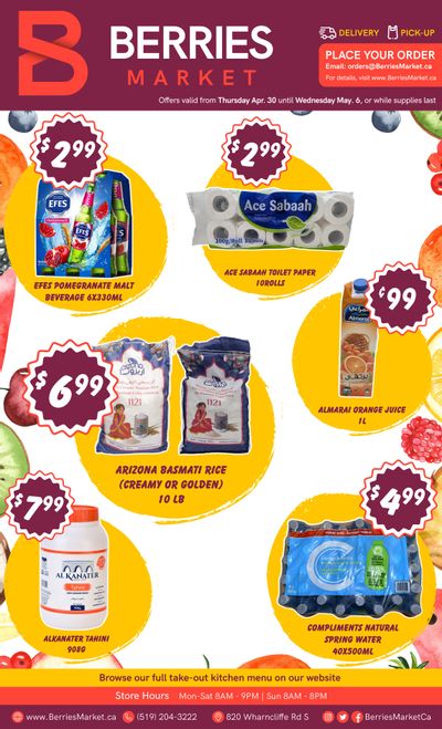 Berries Market Flyer April 30 to May 6