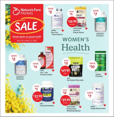 Nature's Fare Markets Flyer April 30 to May 13