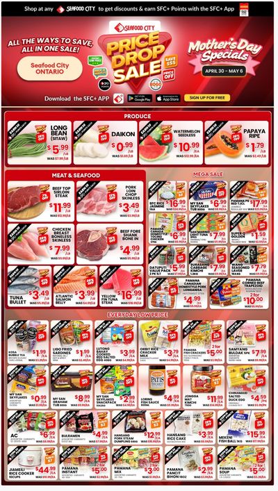 Seafood City Supermarket (ON) Flyer April 30 to May 6