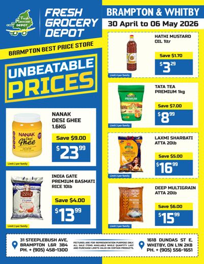 Fresh Grocery Depot Flyer April 30 to May 6
