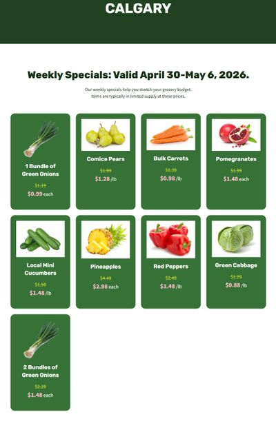 H&W Produce Flyer April 30 to May 6
