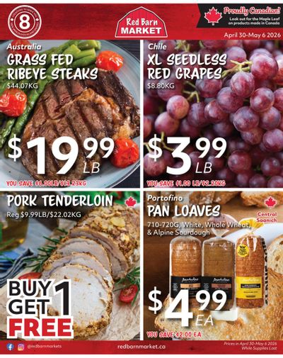 Red Barn Market Flyer April 30 to May 6