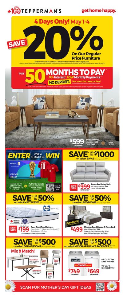 Tepperman's Flyer May 1 to 7