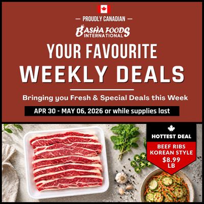 Basha Foods International Flyer April 30 to May 6