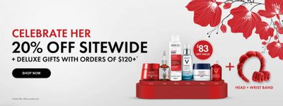 Vichy Canada Mother’s Day Event Sale: Save 20% Off Everything Sitewide + FREE ($83 Value) Deluxe Gifts with Purchase