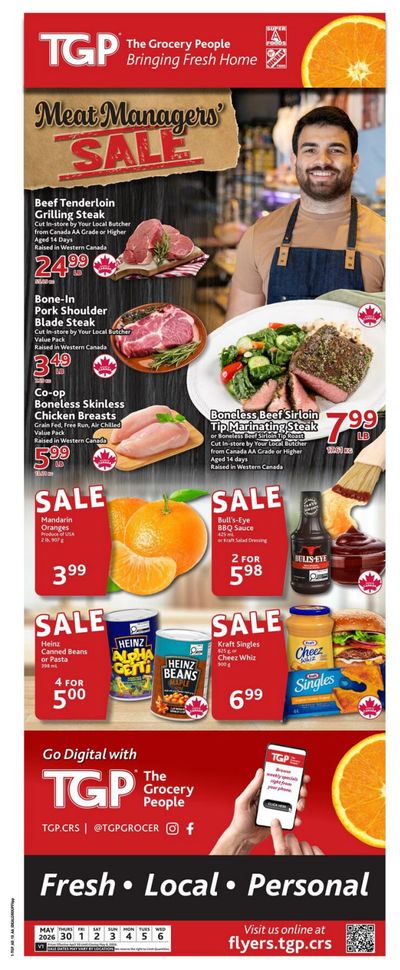 TGP The Grocery People Flyer April 30 to May 6