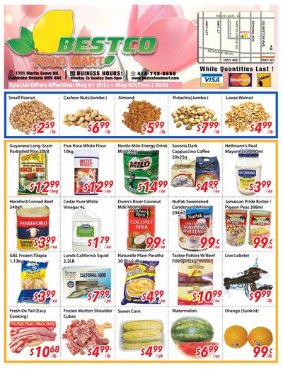 BestCo Food Mart (Etobicoke) Flyer May 1 to 7