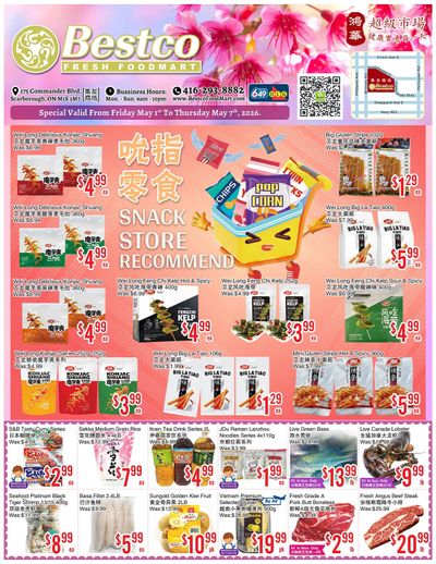 BestCo Food Mart (Scarborough) Flyer May 1 to 7