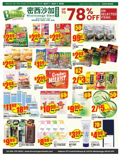 Btrust Supermarket (Mississauga) Flyer May 1 to 7