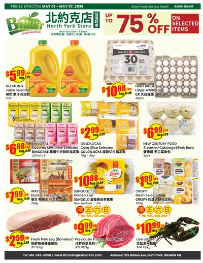 Btrust Supermarket (North York) Flyer May 1 to 7
